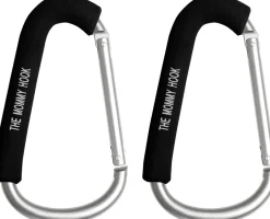 The Mommy Hook, 2 Pack - Black/Silver