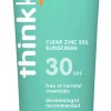Thinksport Kids Clear Zinc Sunscreen SPF 30, 3oz