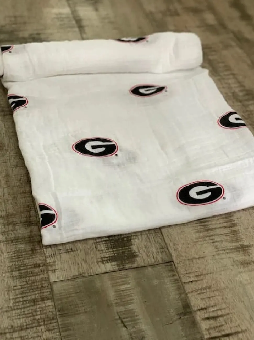 Three Little Anchors College Swaddle Blanket - Georgia Bulldogs