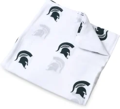 Three Little Anchors College Swaddle Blanket - Michigan State Spartans