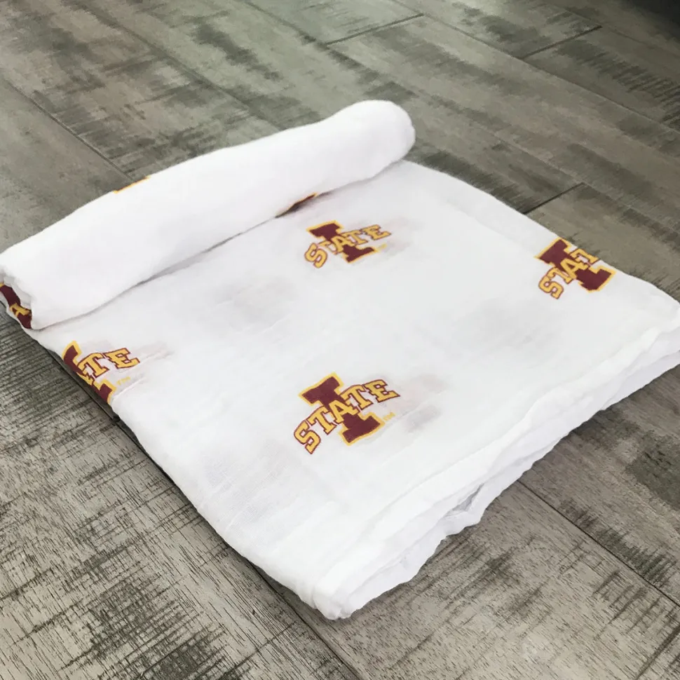 Three Little Anchors College Swaddle Blanket - Iowa State Cyclones