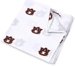 Three Little Anchors College Swaddle Blanket - Auburn Tigers