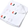 Three Little Anchors College Swaddle Blanket - Miami Hurricanes