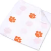 Three Little Anchors College Swaddle Blanket - Clemson Tigers