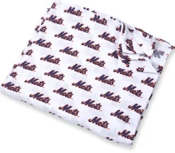 Three Little Anchors MLB Swaddle Blanket - New York Mets