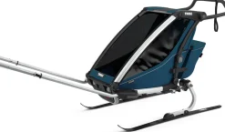 Thule Chariot Cross 1 Multisport Trailer + Stroller - Majolica Blue