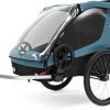 Thule Courier Bicycle Trailer + Stroller - Aegean Blue
