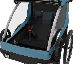 Thule Courier Bicycle Trailer + Stroller - Aegean Blue