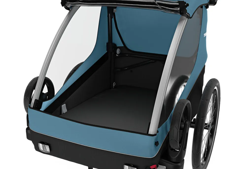 Thule Courier Bicycle Trailer + Stroller - Aegean Blue