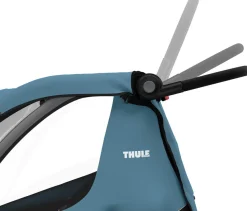 Thule Courier Bicycle Trailer + Stroller - Aegean Blue