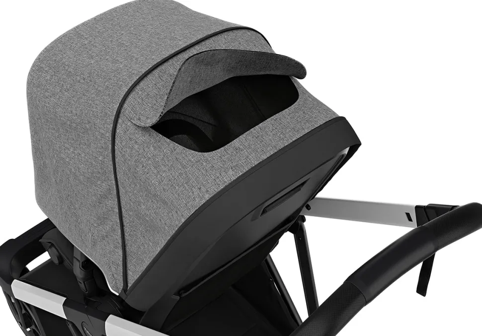 Thule Shine Stroller + Bassinet Bundle - Grey Melange / Black