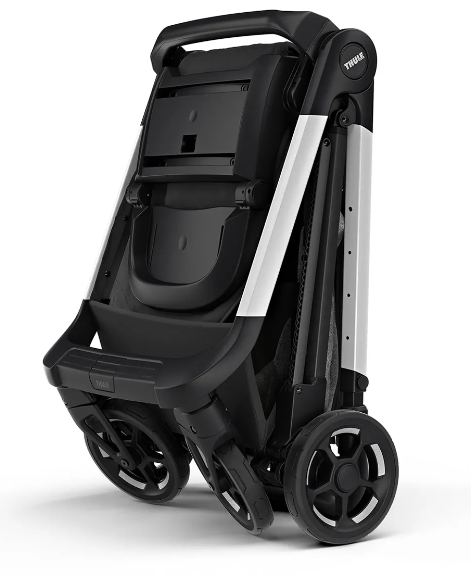 Thule Shine Stroller + Bassinet Bundle - Grey Melange / Black