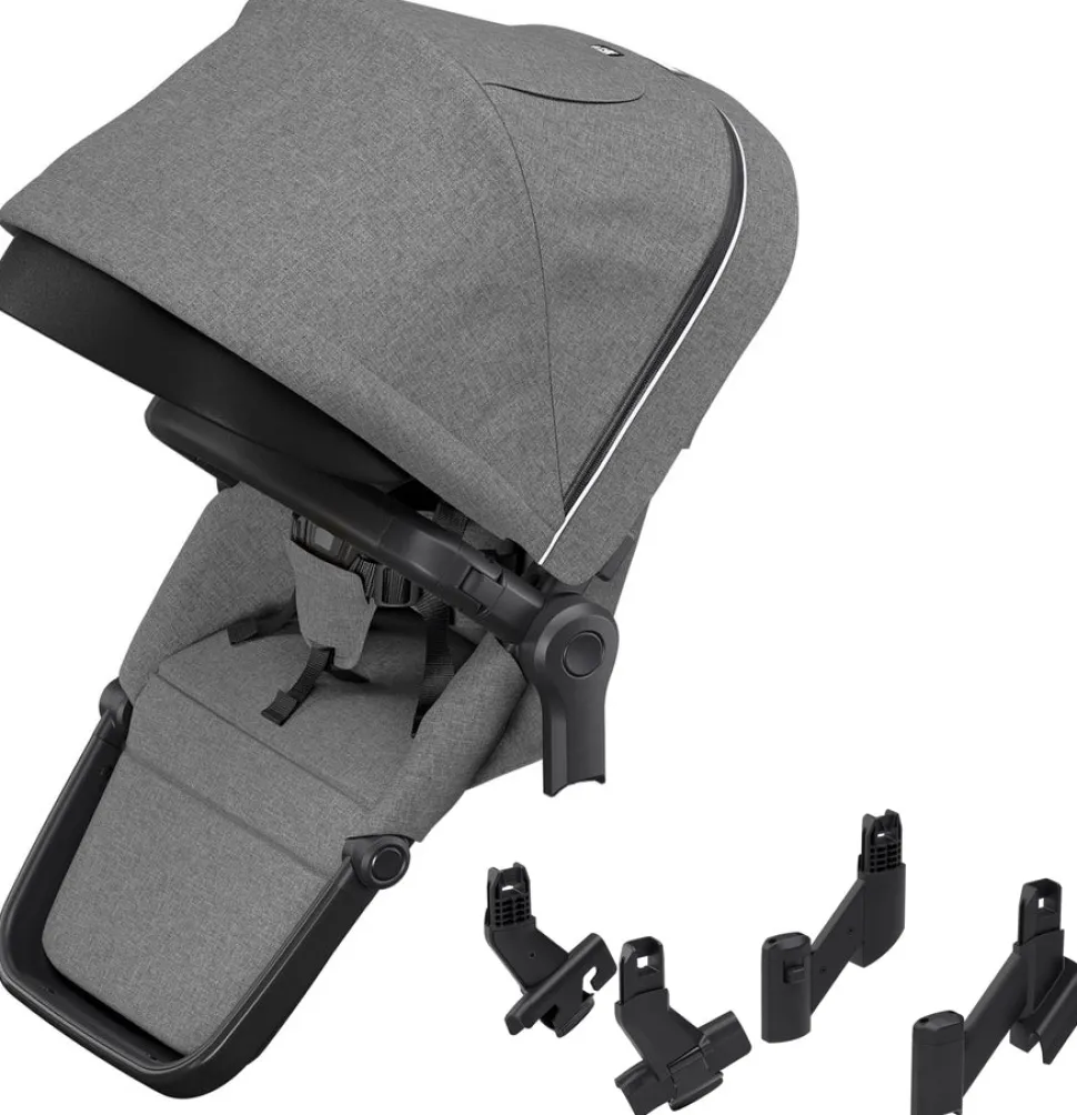 Thule Sleek Sibling Seat - Black / Grey Melange
