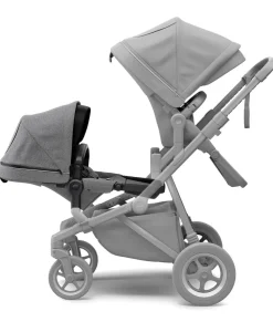 Thule Sleek Sibling Seat - Black / Grey Melange