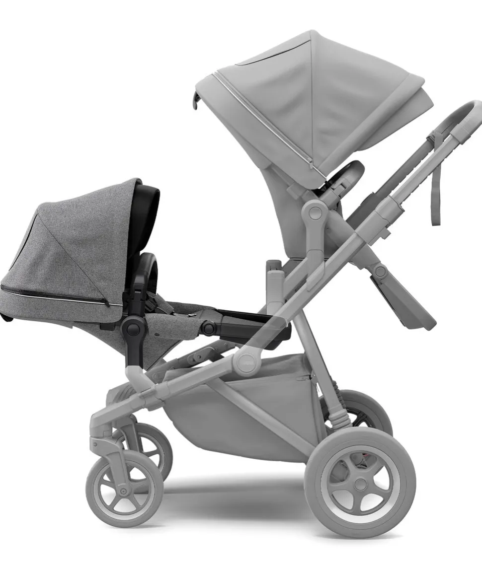Thule Sleek Sibling Seat - Black / Grey Melange