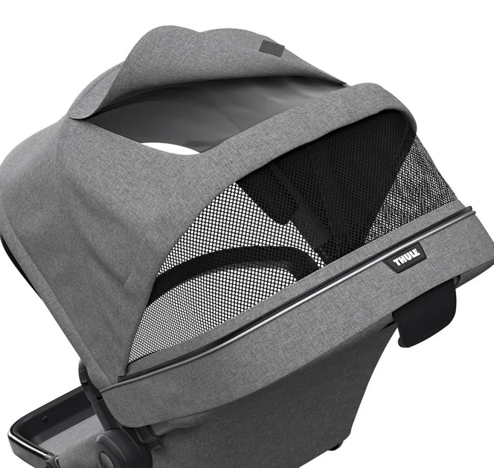Thule Sleek Sibling Seat - Black / Grey Melange