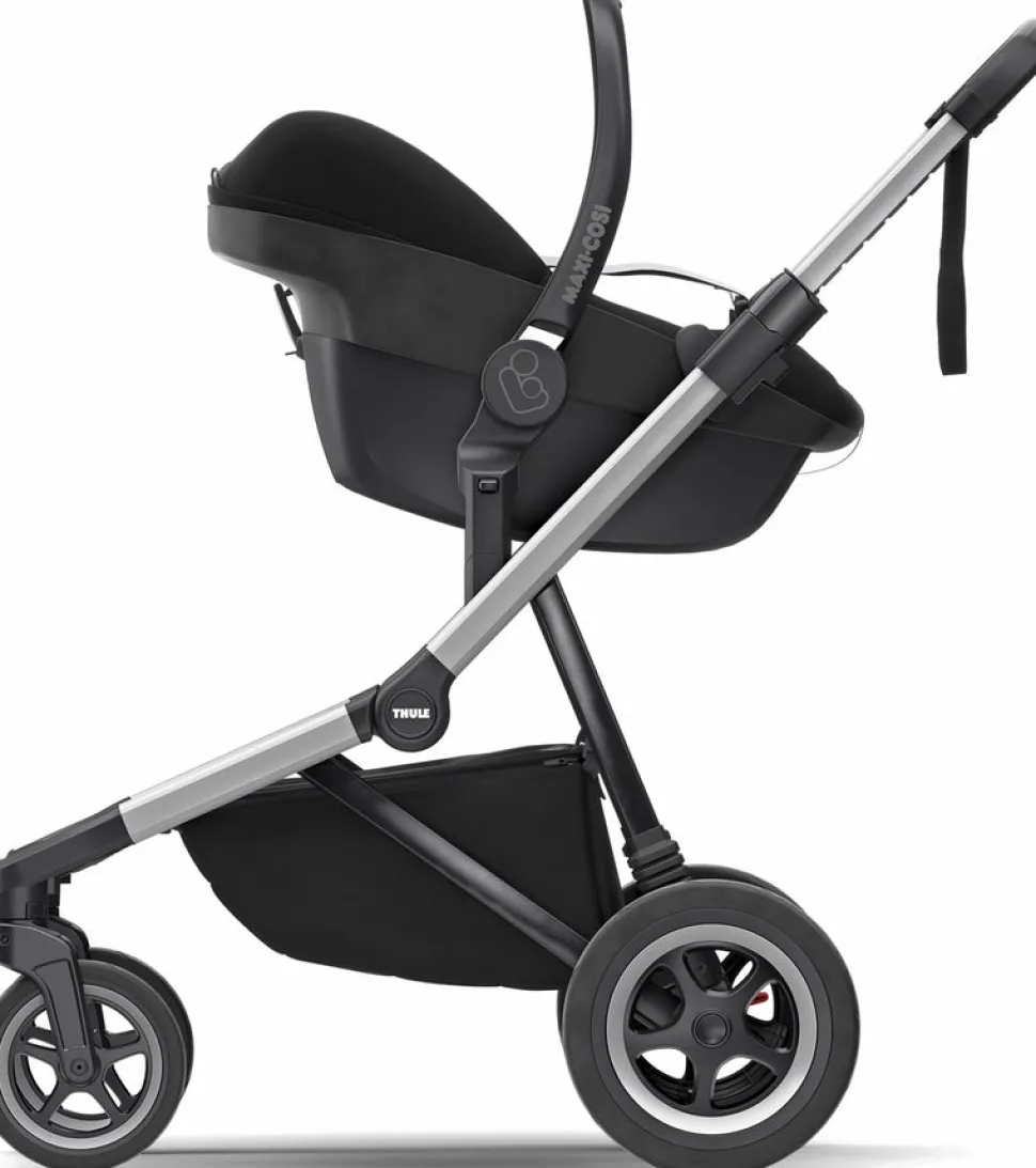 Thule Sleek Stroller + Accessory Set - Grey Melange
