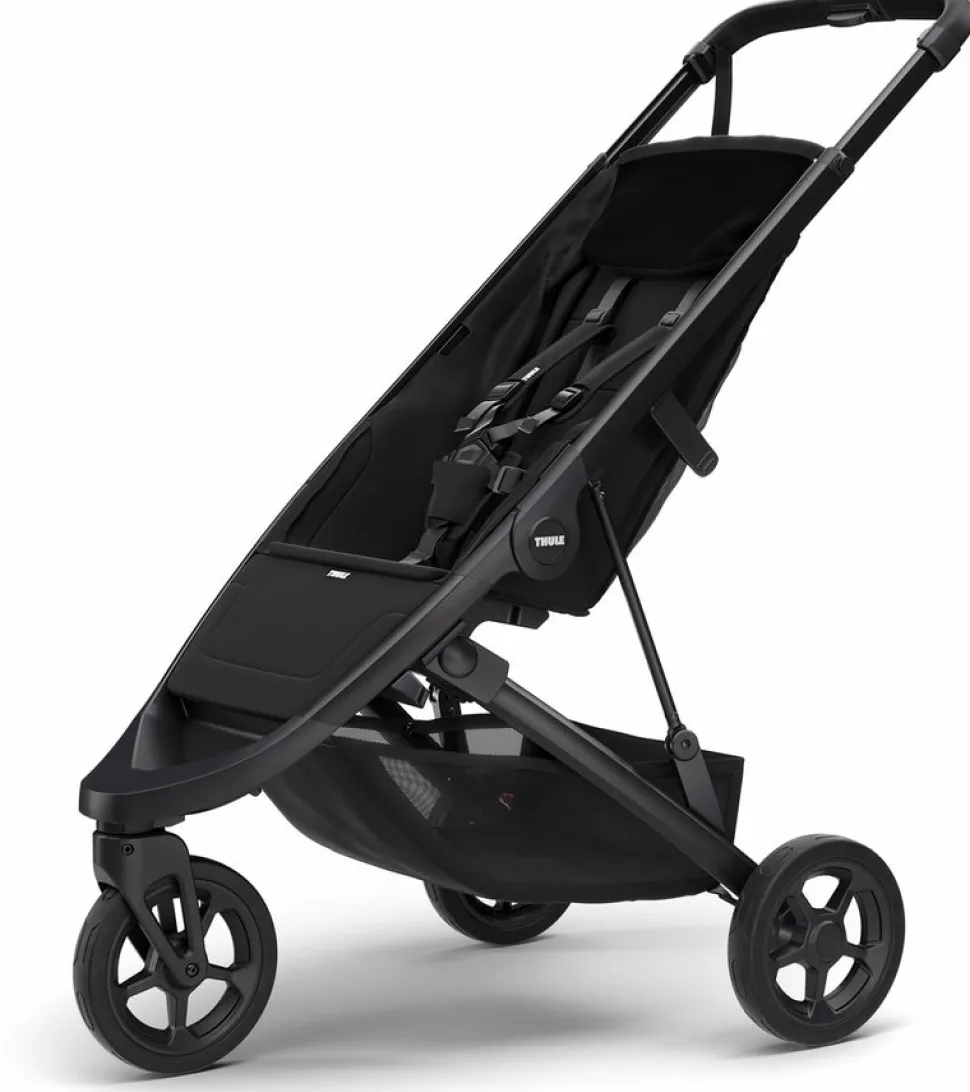 Thule Spring Stroller + Cup Holder Bundle - Shadow Grey
