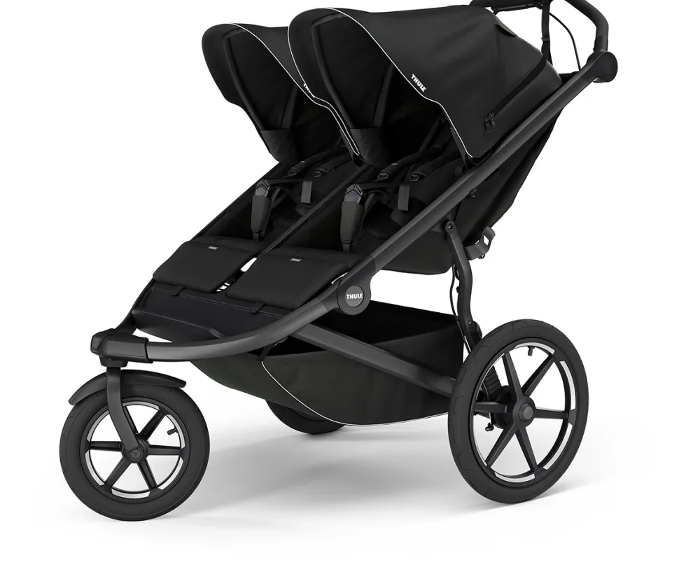 Thule Urban Glide 3 Double Jogging Stroller - Black