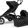 Thule Urban Glide 3 Single Jogging Stroller + Bassinet Bundle - Black