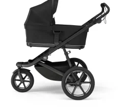 Thule Urban Glide 3 Single Jogging Stroller + Bassinet Bundle - Black