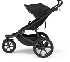 Thule Urban Glide 3 Single Jogging Stroller + Bassinet Bundle - Black