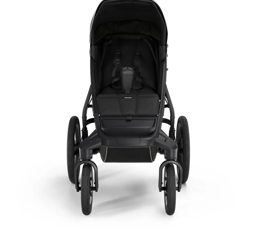 Thule Urban Glide 4-Wheel All-Terrain Stroller + Bassinet Bundle - Soft Beige