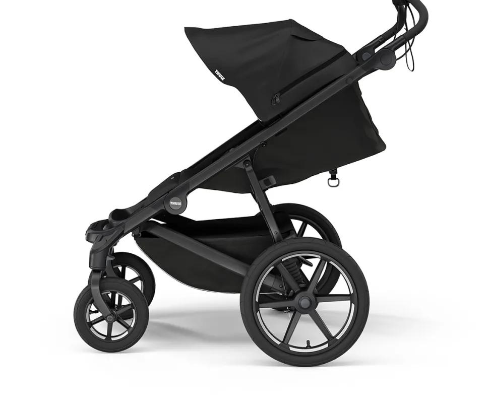 Thule Urban Glide 4-Wheel All-Terrain Stroller + Bassinet Bundle - Soft Beige