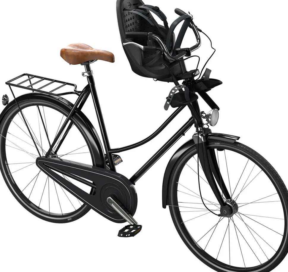 Thule Yepp Mini 2 Front Mounted Child Bike Seat - Midnight Black