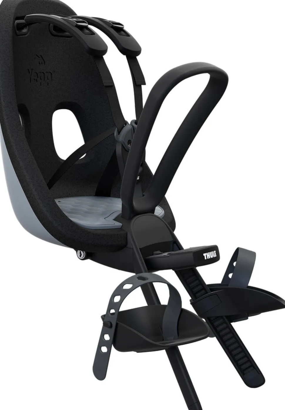 Thule Yepp Nexxt Mini Front Mounted Child Bike Seat - Monument Gray