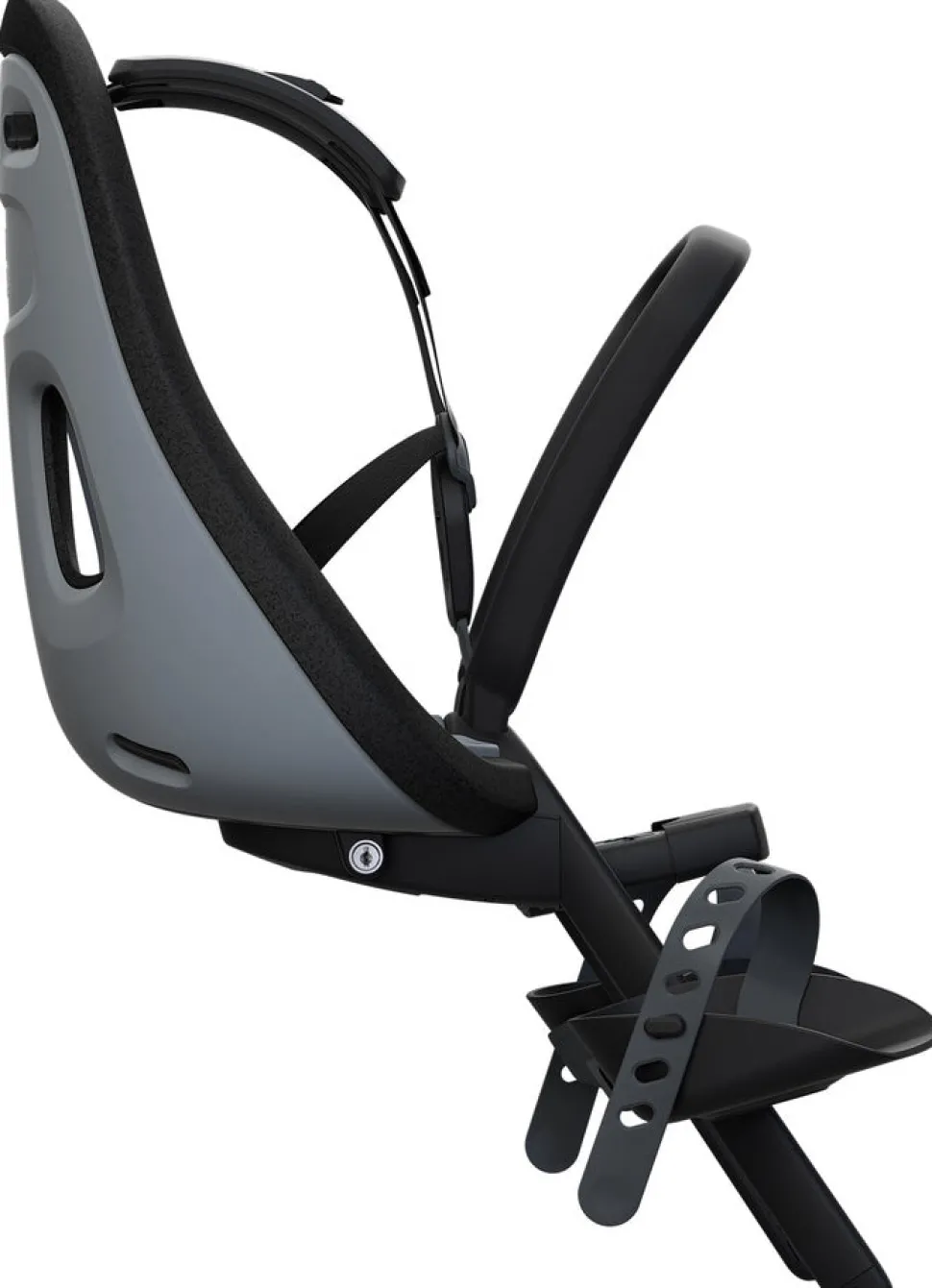 Thule Yepp Nexxt Mini Front Mounted Child Bike Seat - Monument Gray
