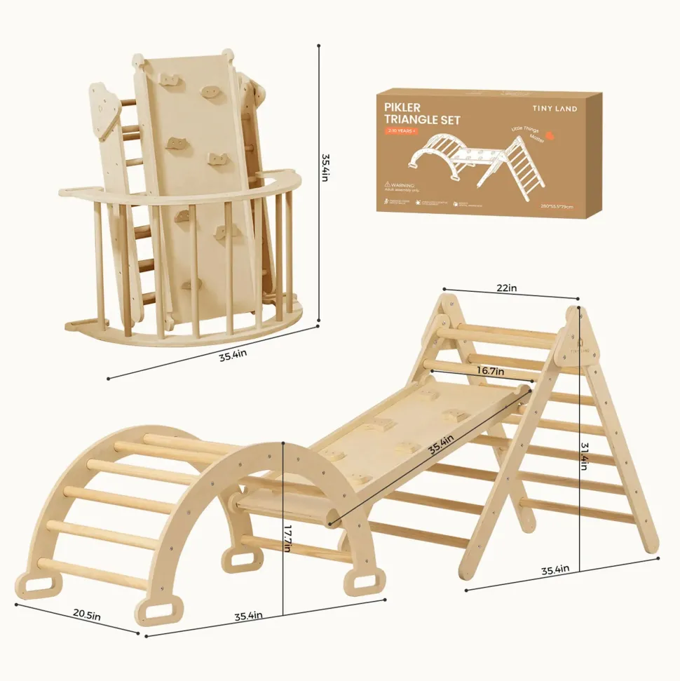 Tiny Land® 7-in-1 Montessori Climbing Set