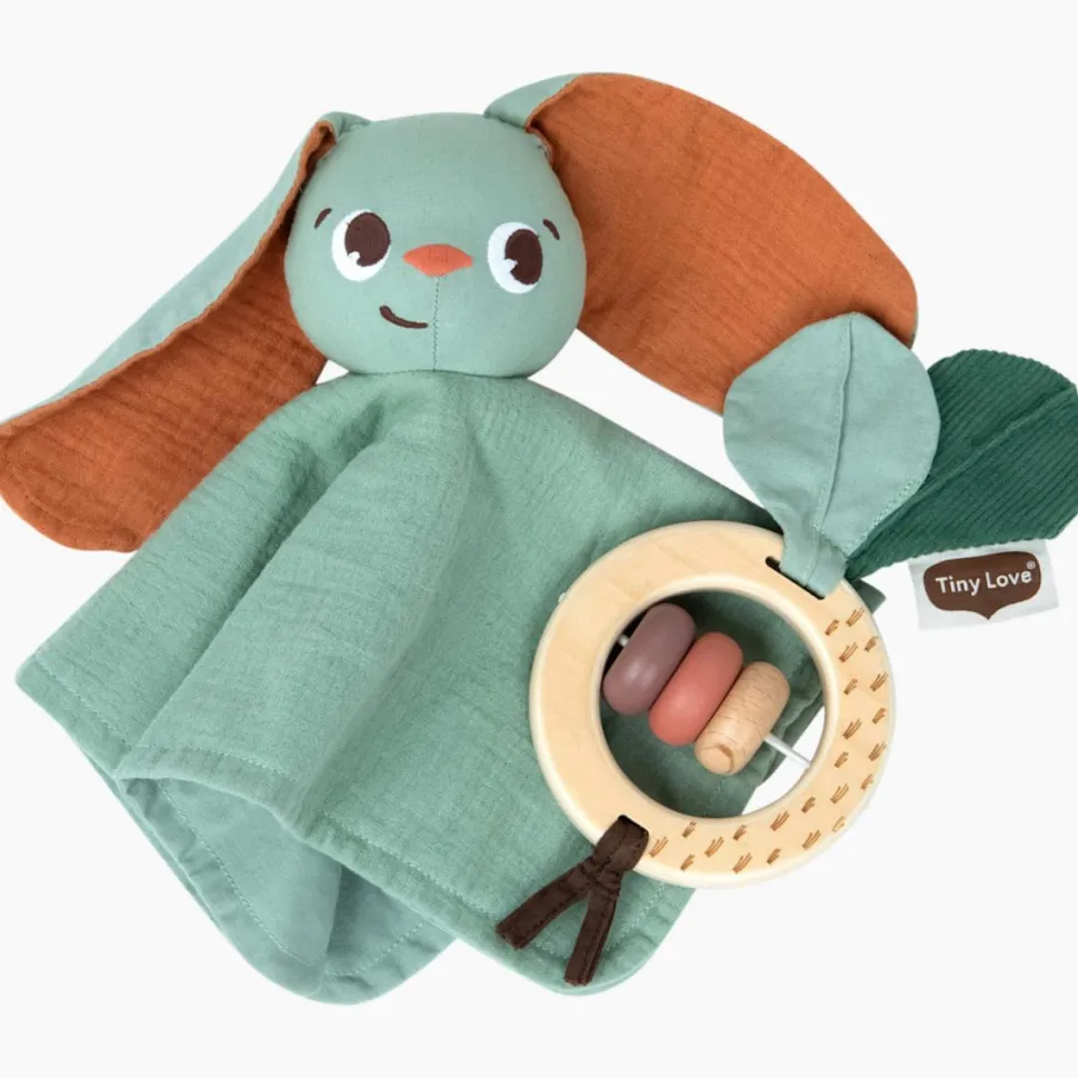 Tiny Love Soft Bunny & Rattle Toy Set - Garden of Adventure Collection