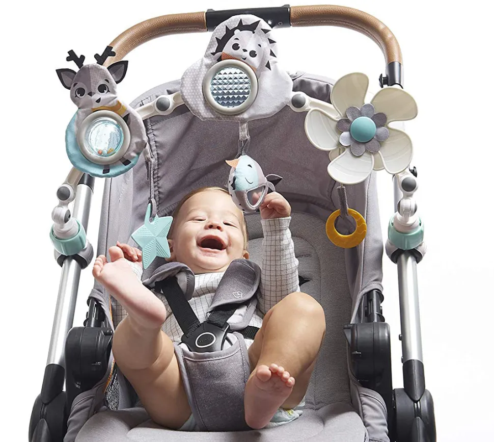 Tiny Love Sunny Stroll Stroller Arch - Magical Tales Black & White