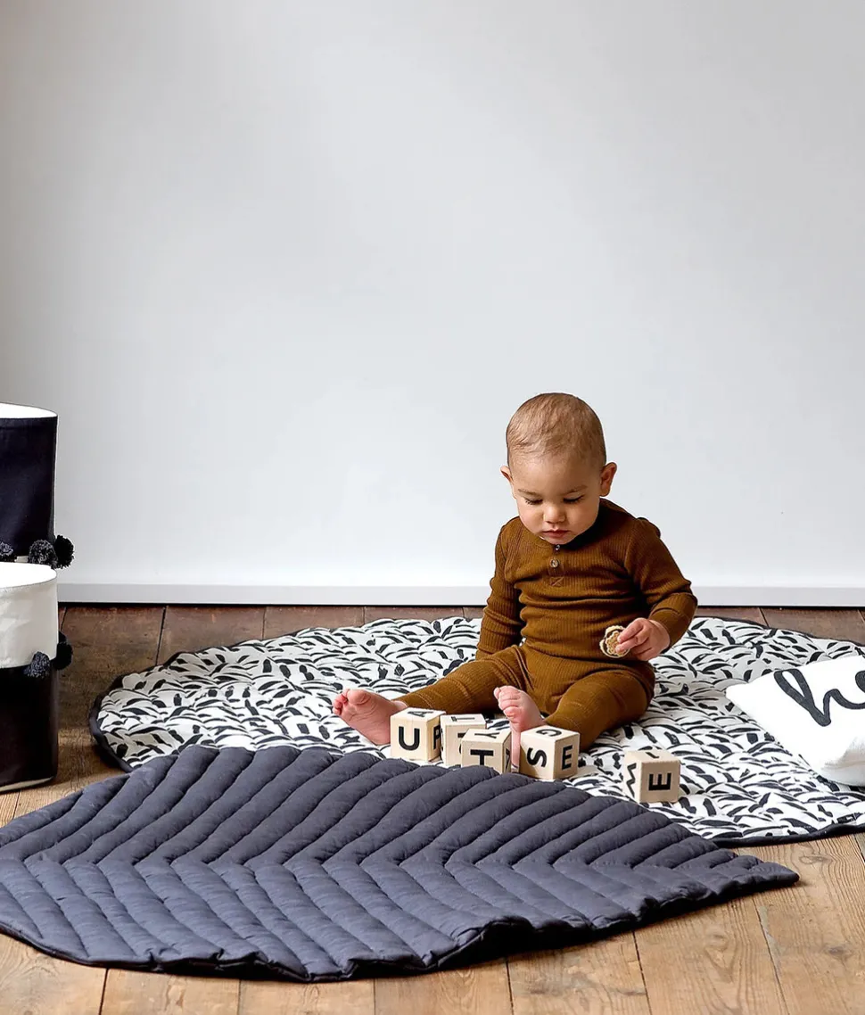 Toddlekind Quilted Cotton Reversible Playmat - Anchor
