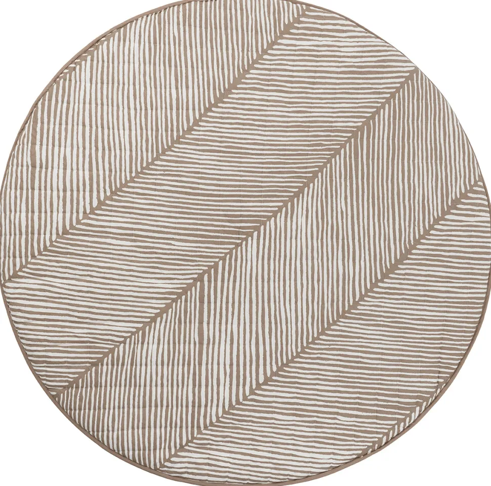 Toddlekind Quilted Cotton Reversible Playmat - Tan