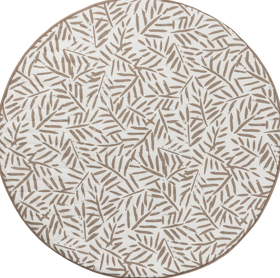Toddlekind Quilted Cotton Reversible Playmat - Tan