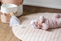 Toddlekind Quilted Cotton Reversible Playmat - Sea Shell