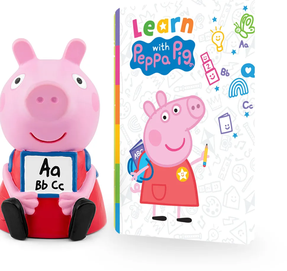 Tonies Peppa Pig: Learn with Peppa Audio Character (3-5y)