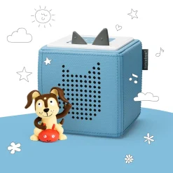 Tonies Toniebox Playtime Puppy Starter Set - Light Blue with Audio Character (3y+)