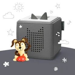 Tonies Toniebox Playtime Puppy Starter Set - Gray with Audio Character (3y+)