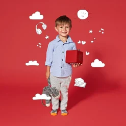 Tonies Toniebox Playtime Puppy Starter Set - Red with Audio Character (3y+)