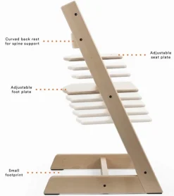 Tripp Trapp Chair + Newborn Set (One Box) - Natural