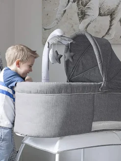 TruBliss Deluxe Bassinet - Stonewash