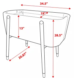 TruBliss Sova Bassinet - Grey Lily