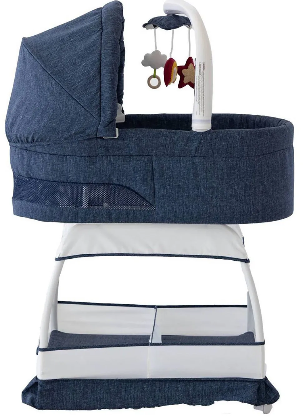 TruBliss Sweetli Nurture Bassinet - Denim Melange