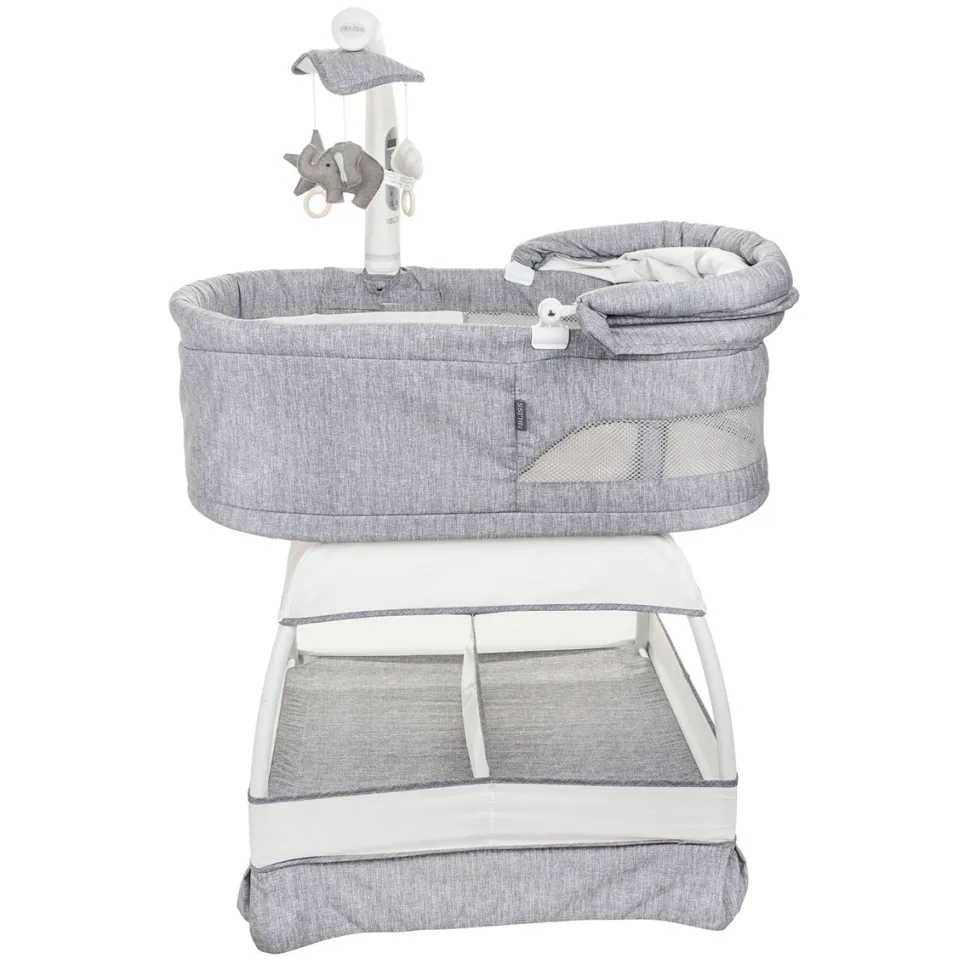 TruBliss Sweetli Nurture Bassinet - Grey Melange