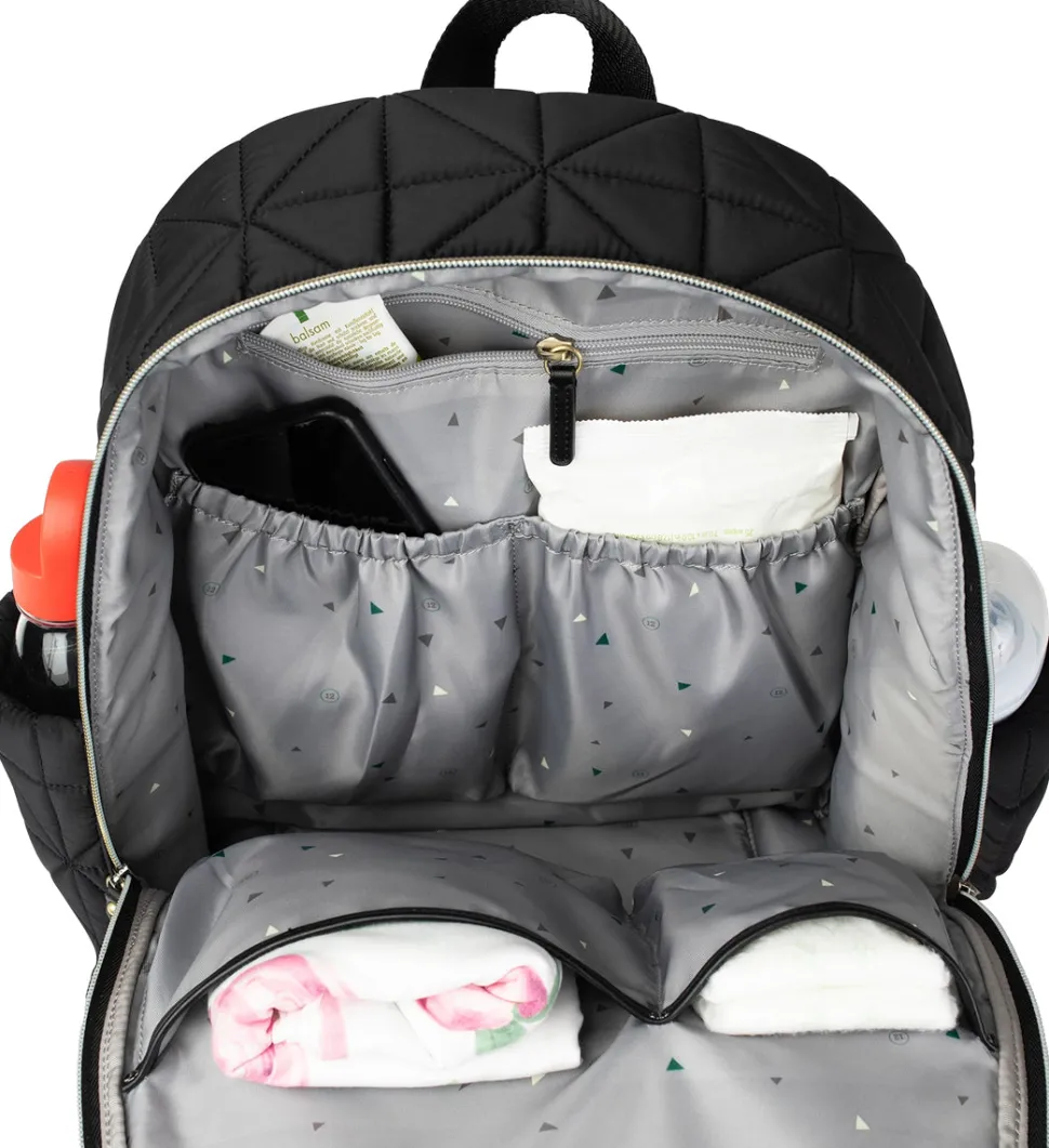 TWELVElittle Companion Backpack Diaper Bag 2.0 - Black
