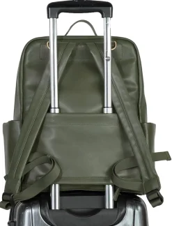 TWELVElittle Peek-A-Boo Backpack Diaper Bag - Olive