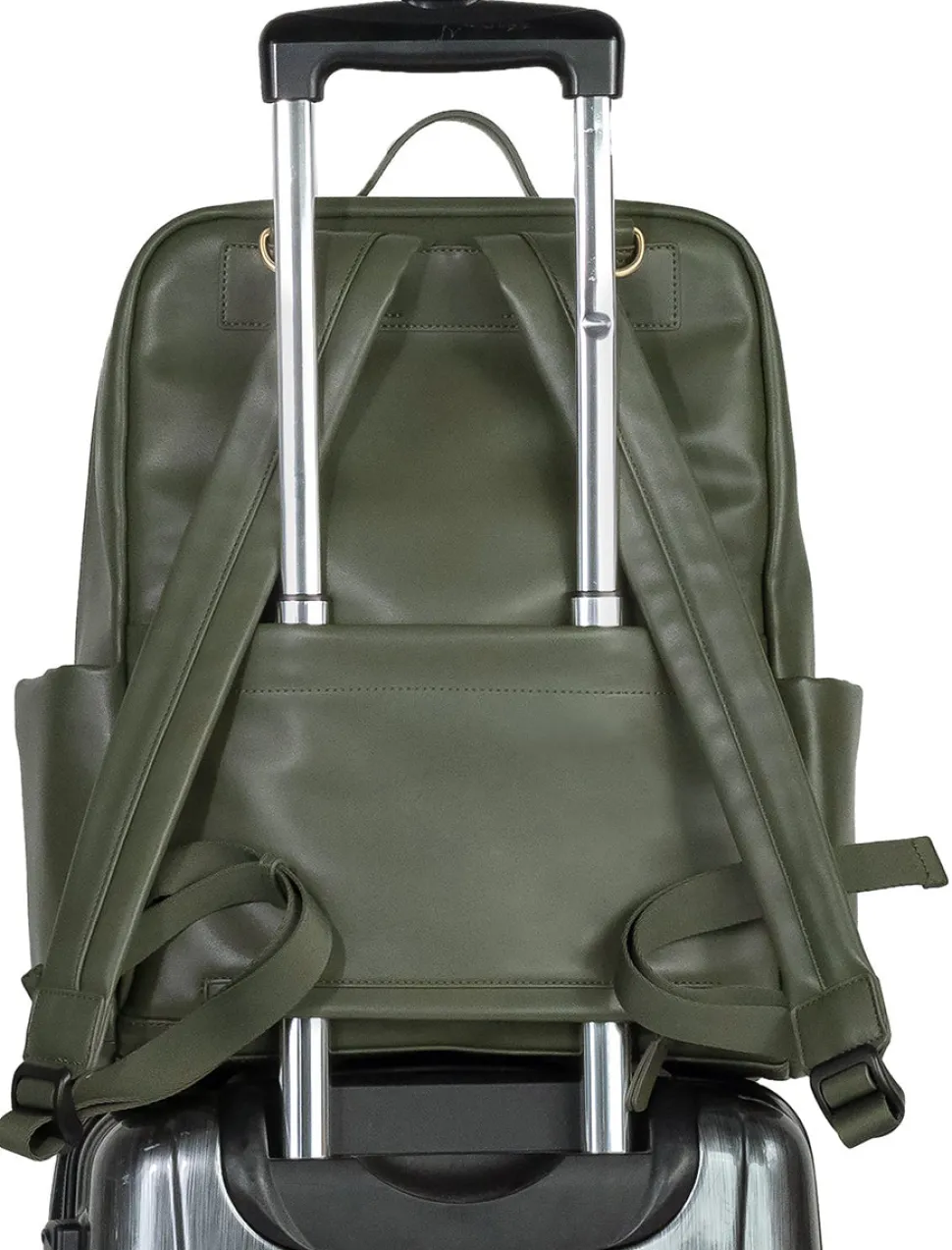 TWELVElittle Peek-A-Boo Backpack Diaper Bag - Olive